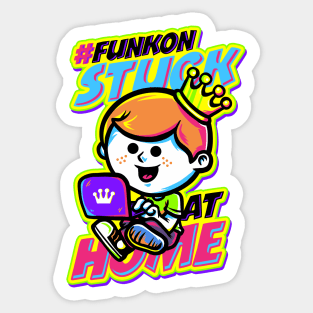 FunKon Stuck At Home Sticker